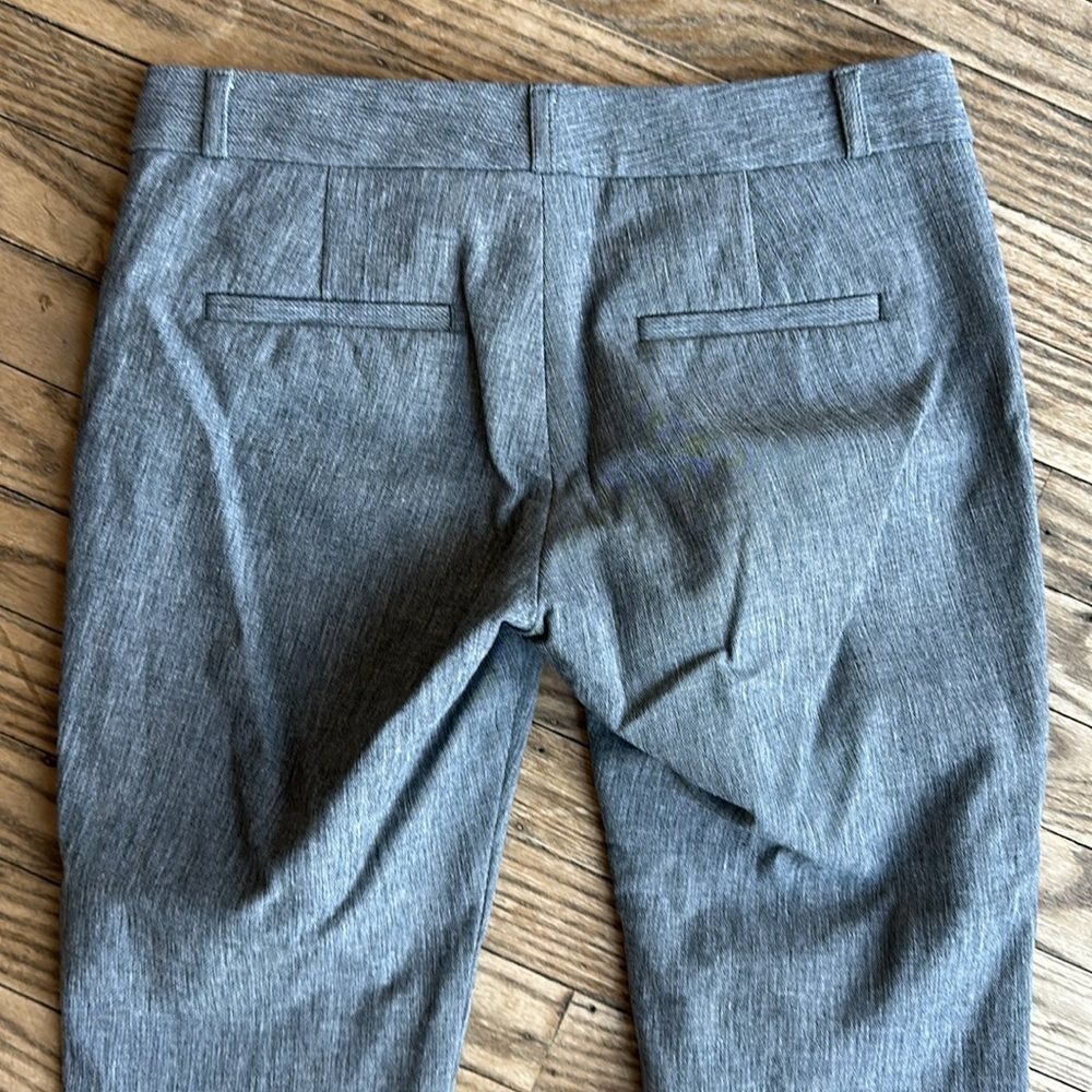 Banana Republic The Sloan Texture gray skinny dress pants, size 2 petite EUC - Picture 5 of 8
